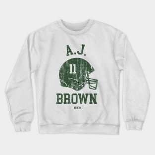 A.J. Brown Philadelphia Helmet Font Crewneck Sweatshirt